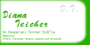 diana teicher business card